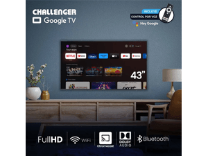 Televisor Challenger 43" Google TV LED FHD