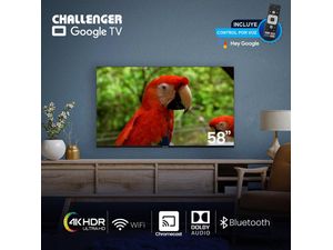 Televisor Challenger 58" Google TV 4K HDR