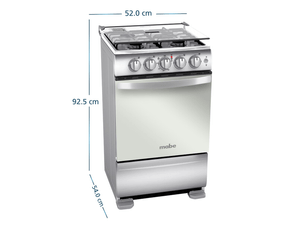 Estufa Mabe de Piso a Gas 50 cm Inox - TX1G-7CON