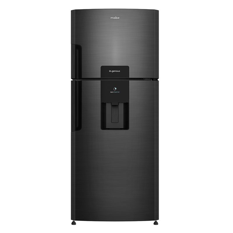 A_Mabe_Refrigerador_415Lts_Black_Steel_RMP415YCC_Frontal