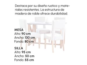 Juego De Comedor Colmuebles Capella