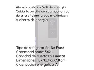 Nevera Mabe Bottom Freezer 542 Litros - RMB520IWBQP1