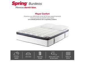 Colchón Spring L19 Burdeos